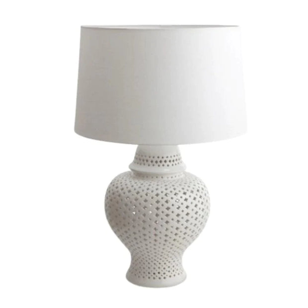 White ceramic lamp - iSurfaces
