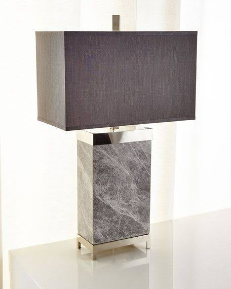 Grey marble Lamp - iSurfaces